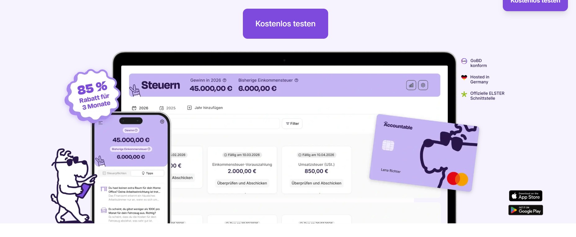 Accountable dashboard